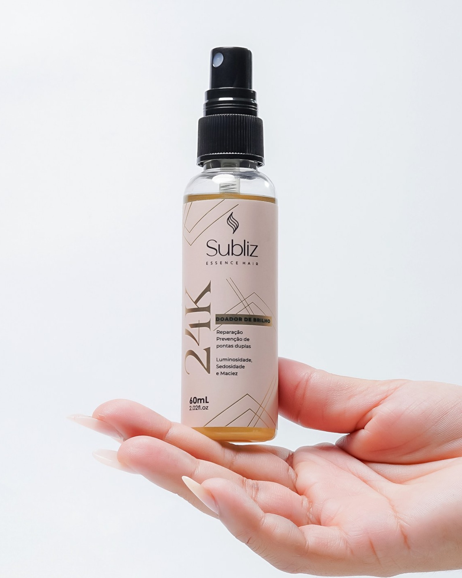 Linha 24K Doador de Brilho Subliz Essence Hair