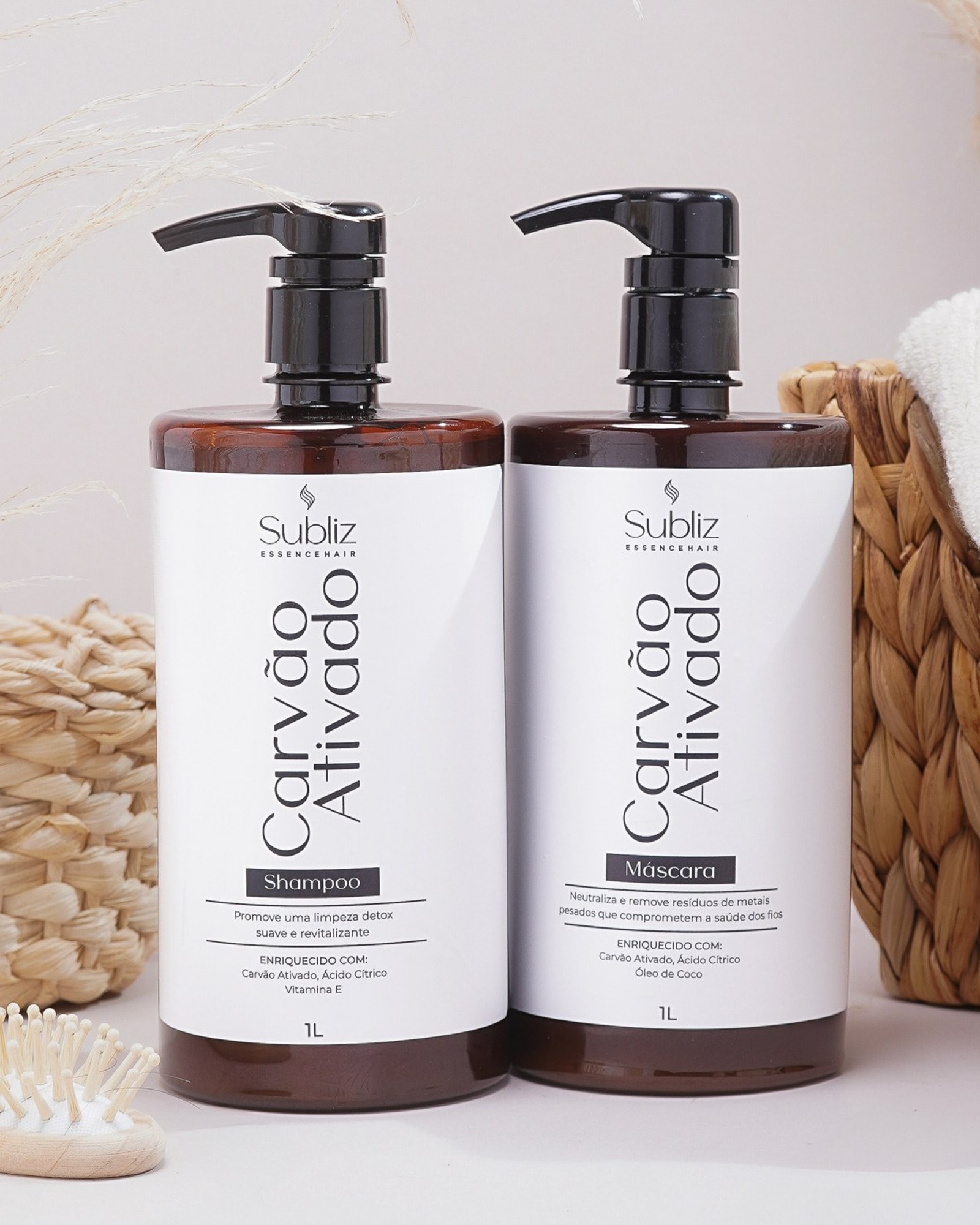 Linha Carvão Ativado Subliz Essence Hair